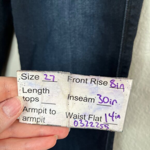 Genetic Denim Shya Cigarette Dark Wash Skinny Jeans Size 27 - Picture 13 of 13